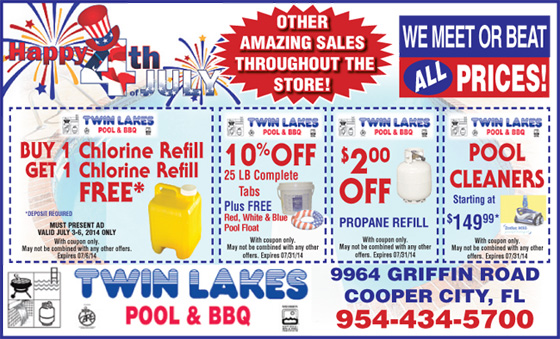 2014 – 4th of July Special Offers